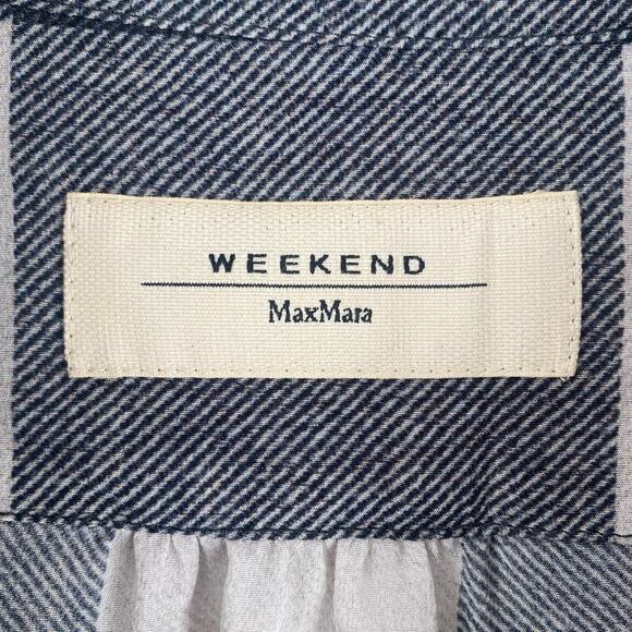 Weekend Max Mara Black and White Checkered Blouse - Picture 2 of 8